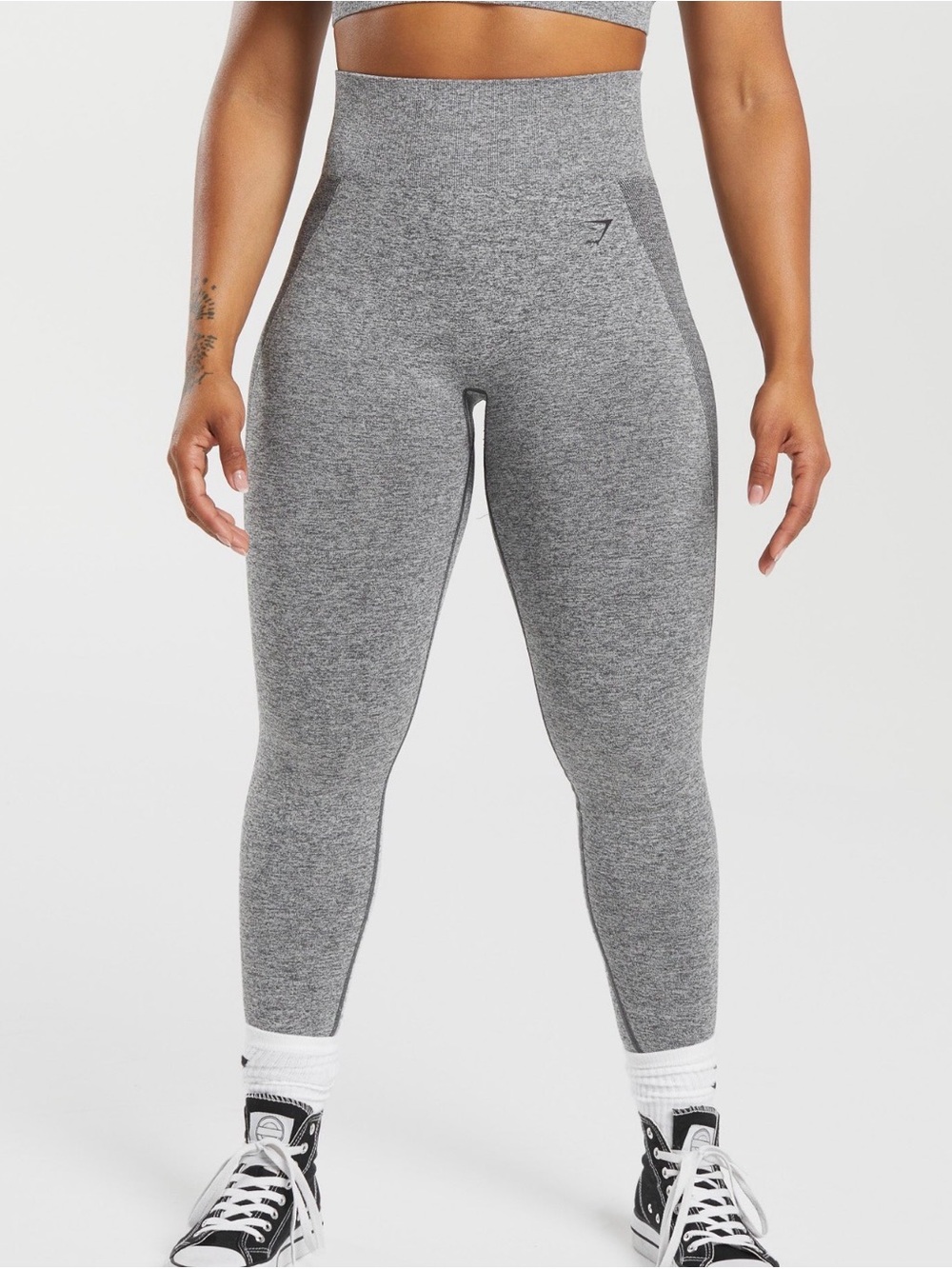 Gymshark High-Waist Seamless Heather Grey Leggings